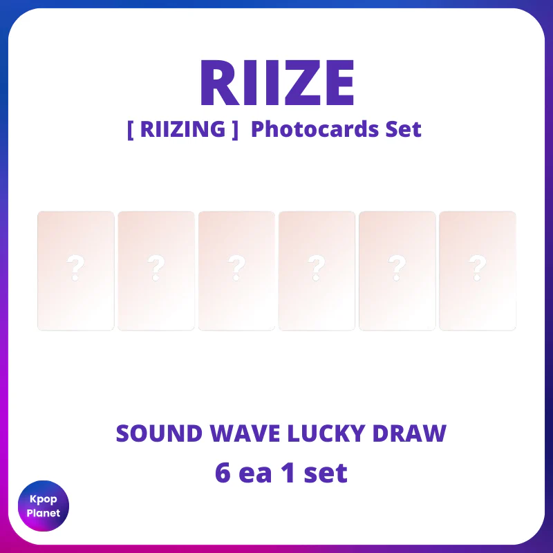 RIIZE RIIZING (Lucky Draw Photocard Set)