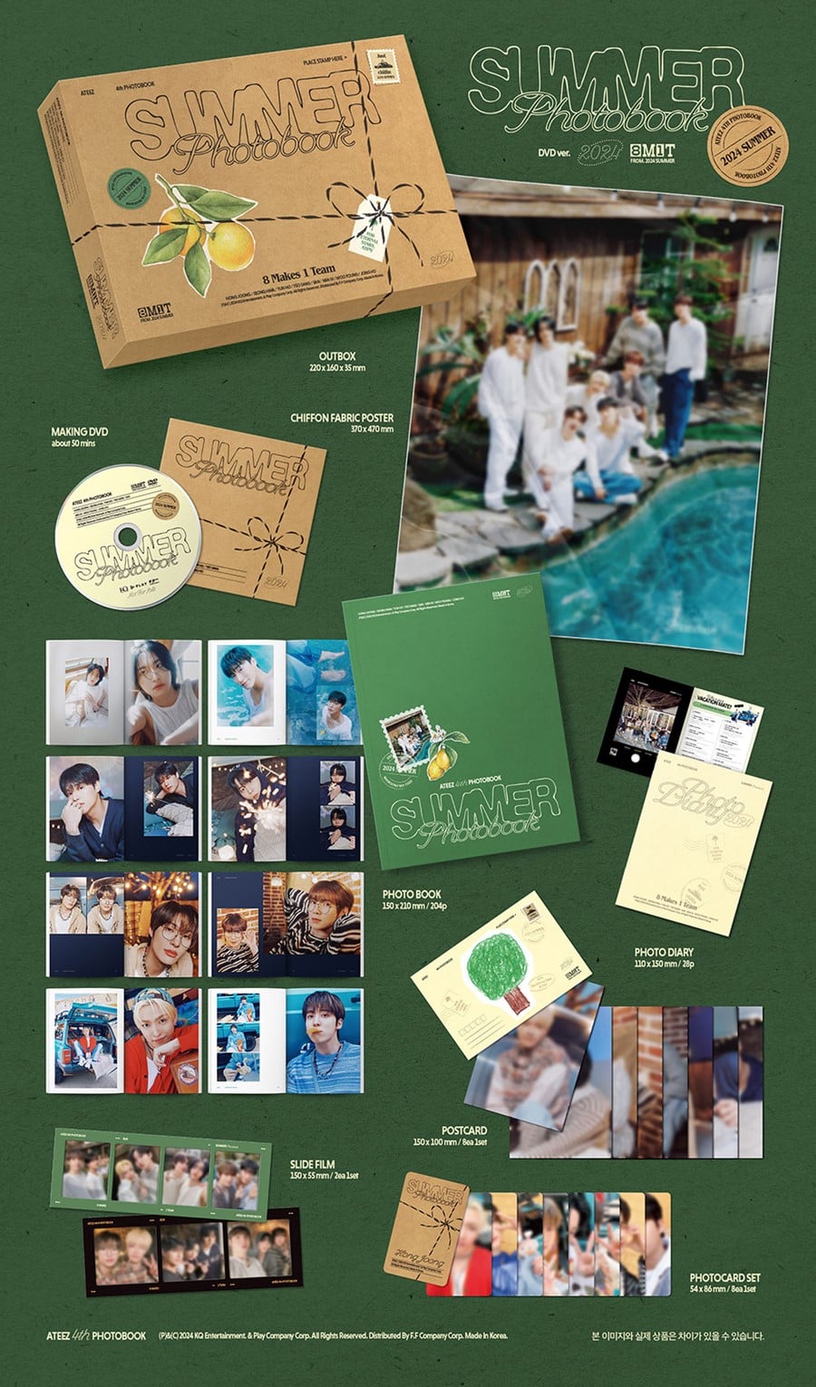 ATEEZ : 2024 SUMMER PHOTOBOOK (DVD)