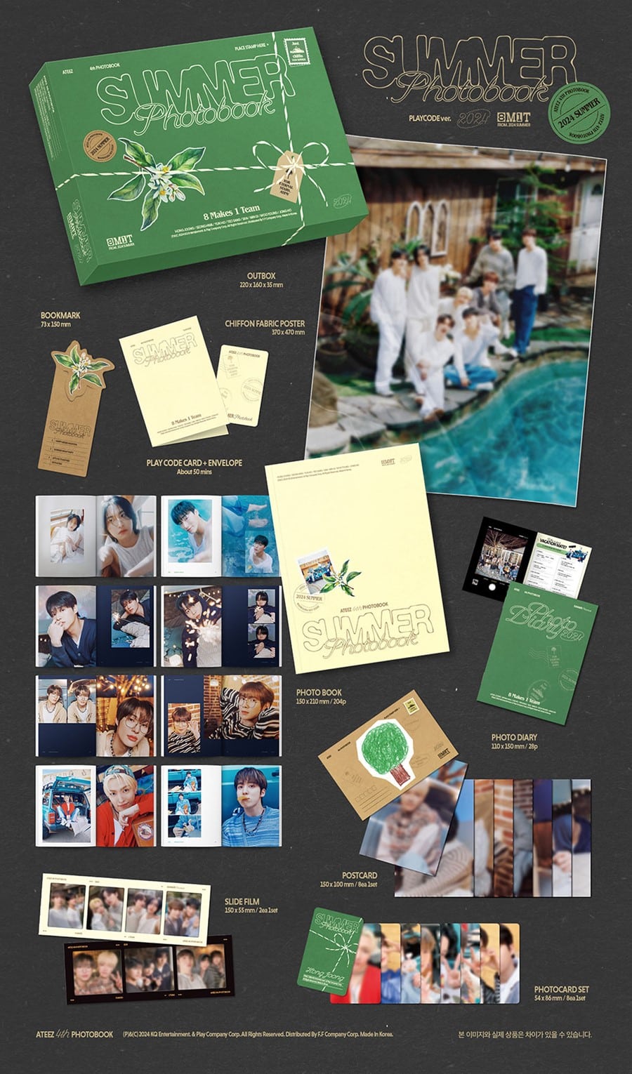 ATEEZ : 2024 SUMMER PHOTOBOOK (PLAY CODE Ver.)