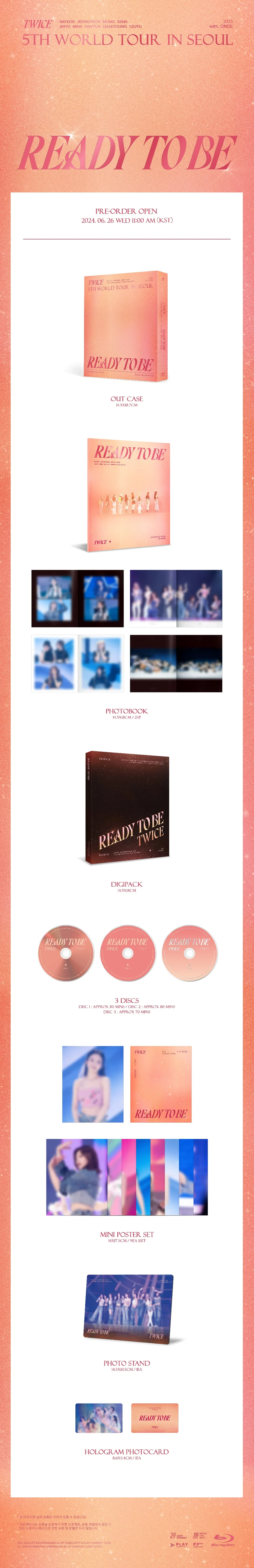 Twice - 5th World Tour : Ready to BE in Seoul (Blu-ray)