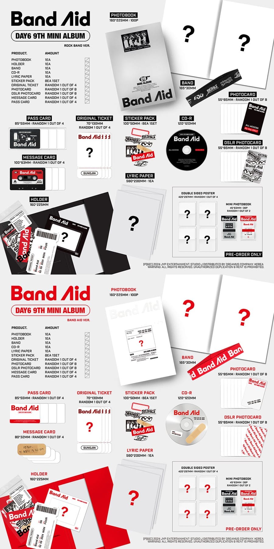 DAY6 : Band Aid 9th Mini Album