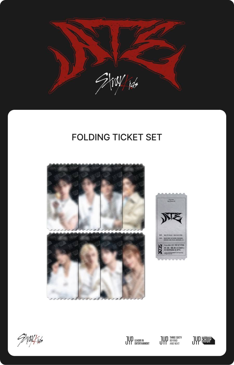 Stray Kids ATE - POP UP (FOLDING TICKET SET)