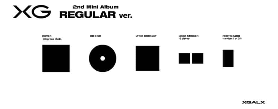 XG : 2nd Mini Album (Regular ver.)