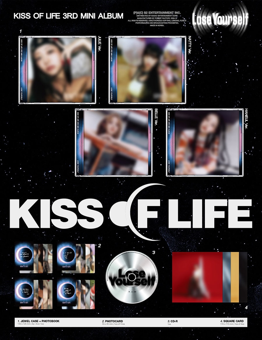 KISS OF LIFE : Lose Yourself - 3rd Mini Album (Jewel Ver.)