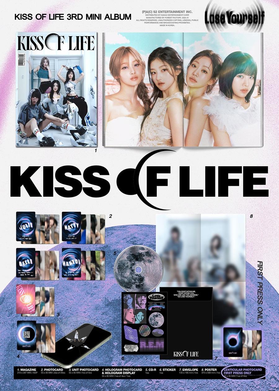 KISS OF LIFE : Lose Yourself - 3rd Mini Album (Magazine Ver.)