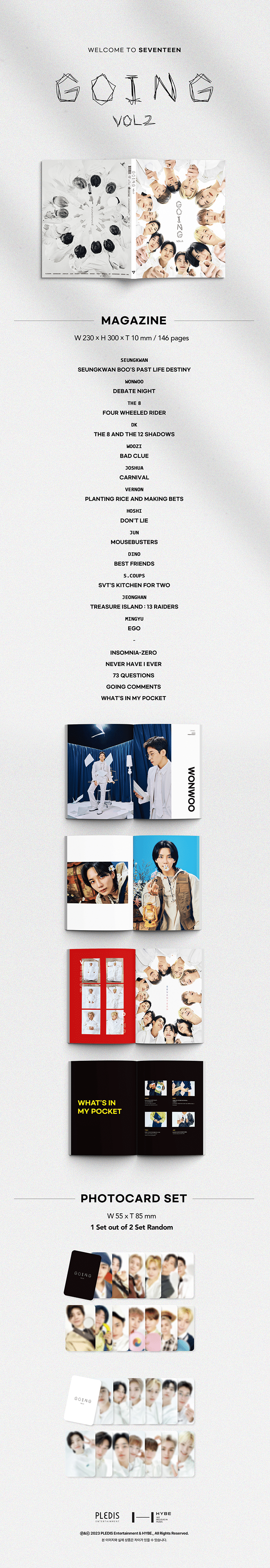 SEVENTEEN (세븐틴) - GOING Magazine Vol.2