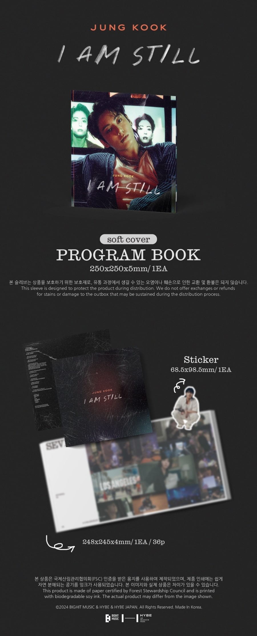 Jung Kook - I Am Still Program Book (KOR ver.)