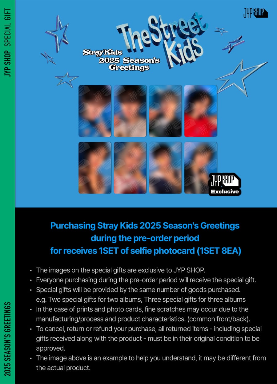 Stray Kids 2025 Season’s Greetings : The Street Kids (JYP SHOP POB)