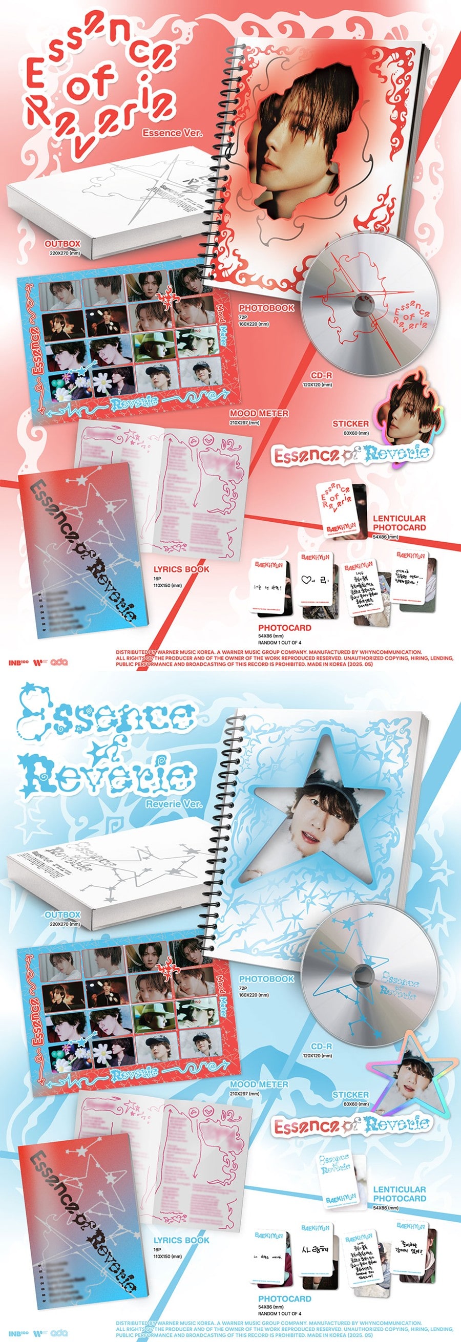 BAEKHYUN : Essence of Reverie - 5th Mini Album (Photobook)