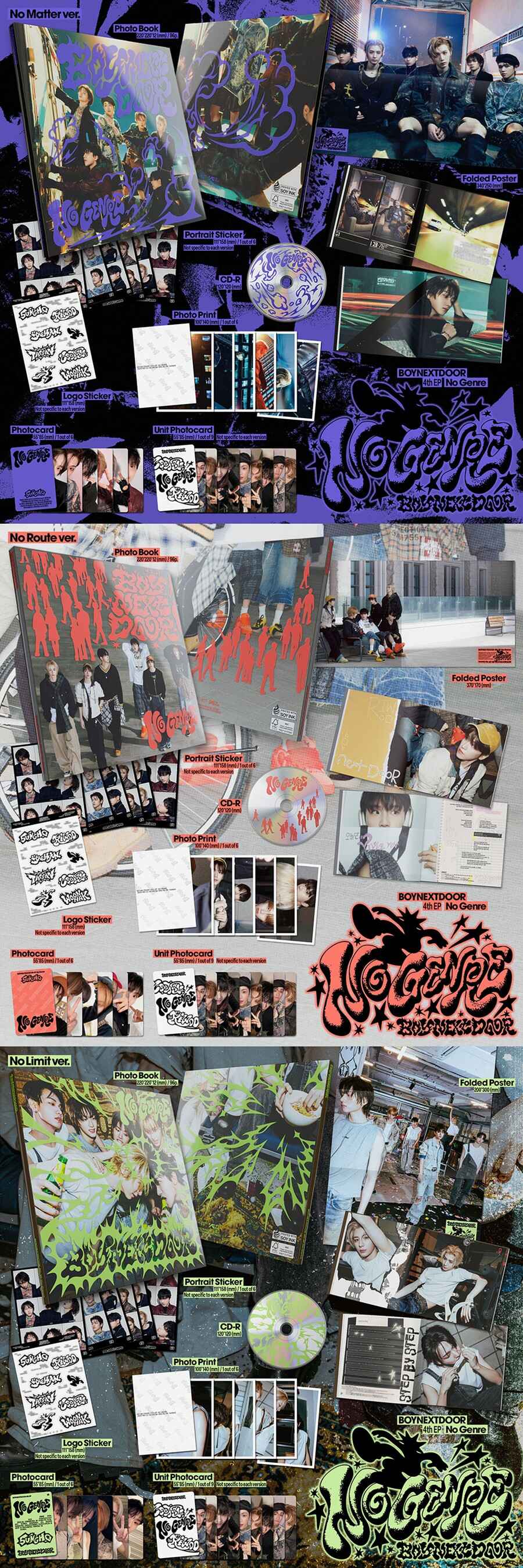 BOYNEXTDOOR : No Genre – 4th EP
