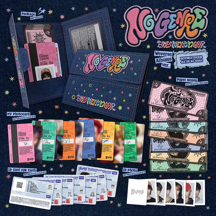 BOYNEXTDOOR : No Genre – 4th EP (Weverse Albums ver.)