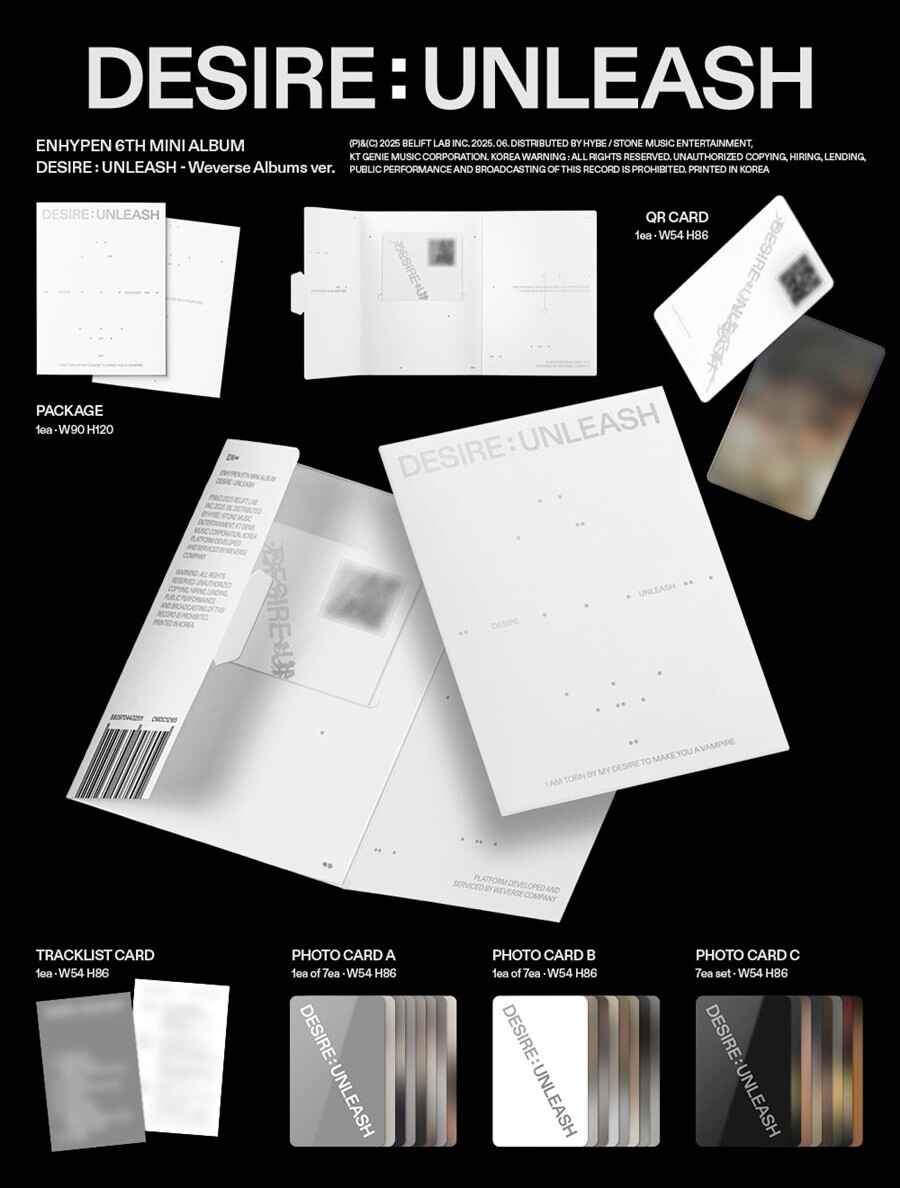 ENHYPEN – DESIRE : UNLEASH (Weverse Albums ver.)