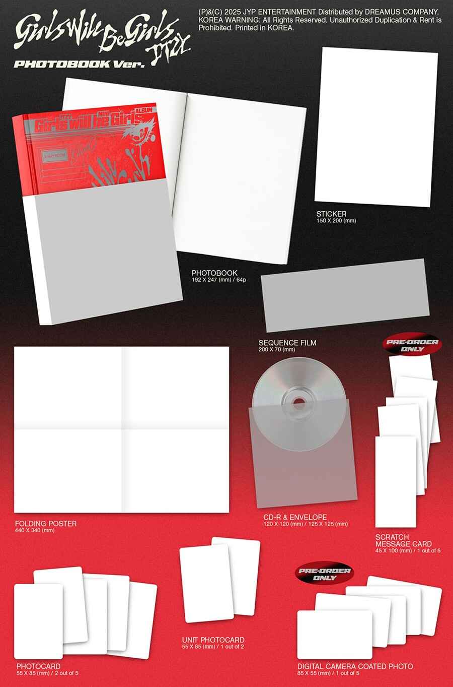 [JYP POB] ITZY – Girls Will Be Girls (Photobook Ver.)