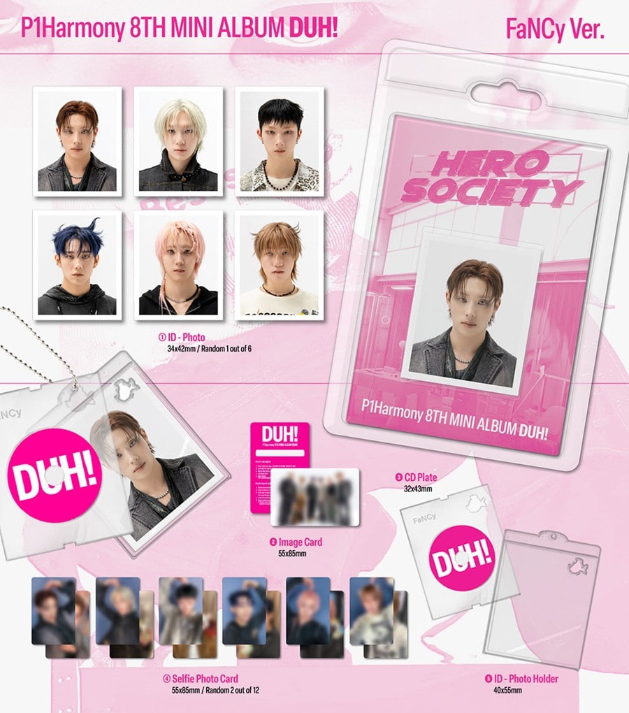 P1Harmony : DUH! - 8th Mini Album (Plve/Fancy Ver.)