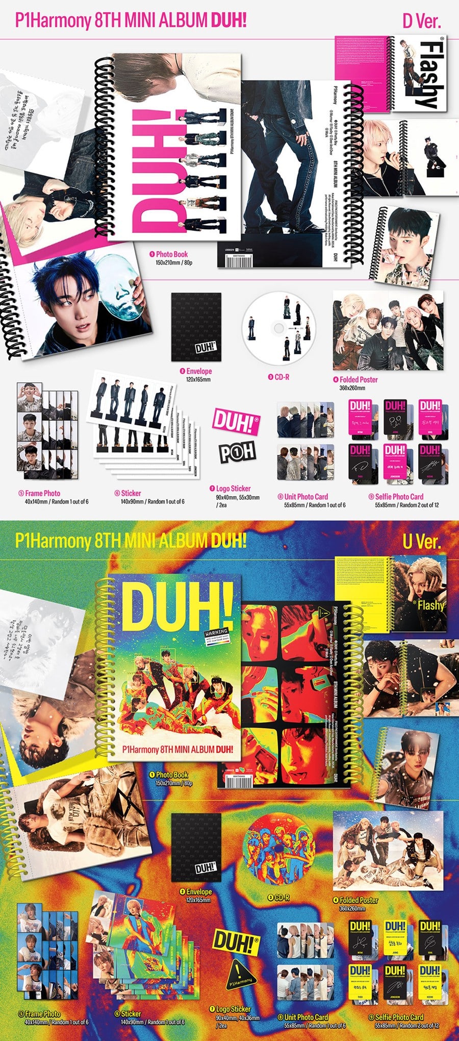 P1Harmony : DUH! – 8th Mini Album