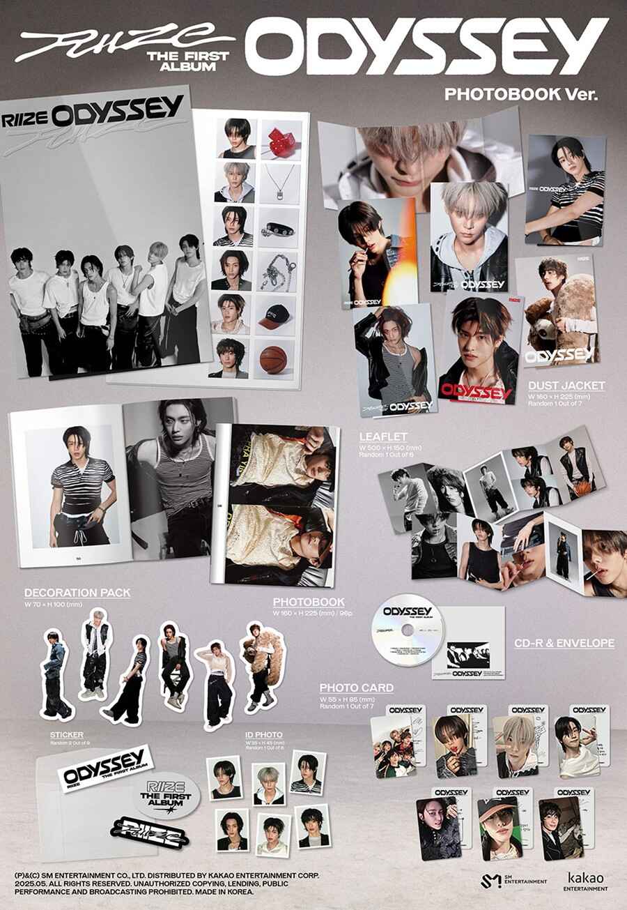 RIIZE – Odyssey 1st Album (PHOTOBOOK Ver.)
