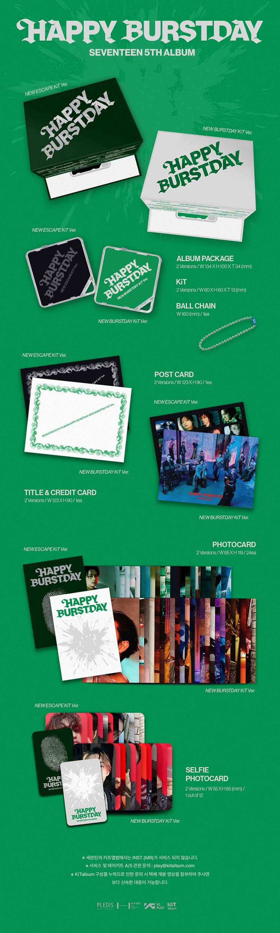 SEVENTEEN – Happy Burstday 5th Album (KiT Ver.)