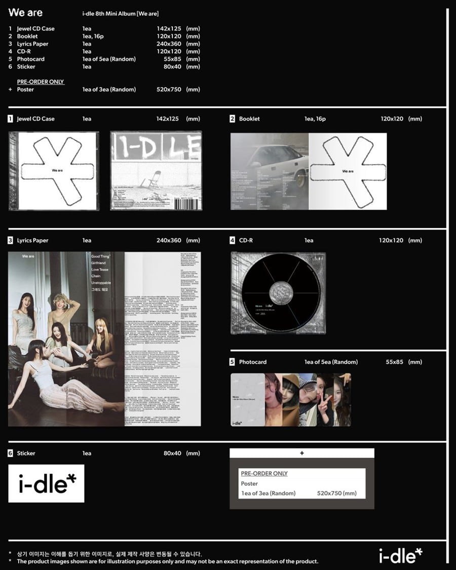 i-dle : We are - 8th Mini Album (Special Jewel Ver.)